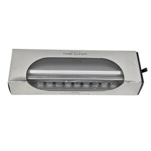 TUL Discbound 12-Hole Punch Custom Note-Taking System Silver w/ Box Complete